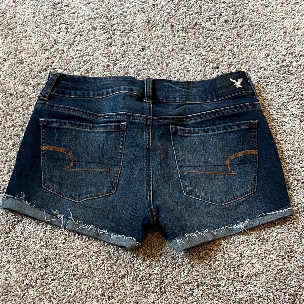 American Eagle Women's Indigo Jean Shorts - Picture 5 of 6